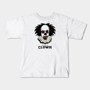 Halloween Creepy Clown Kids T-Shirt